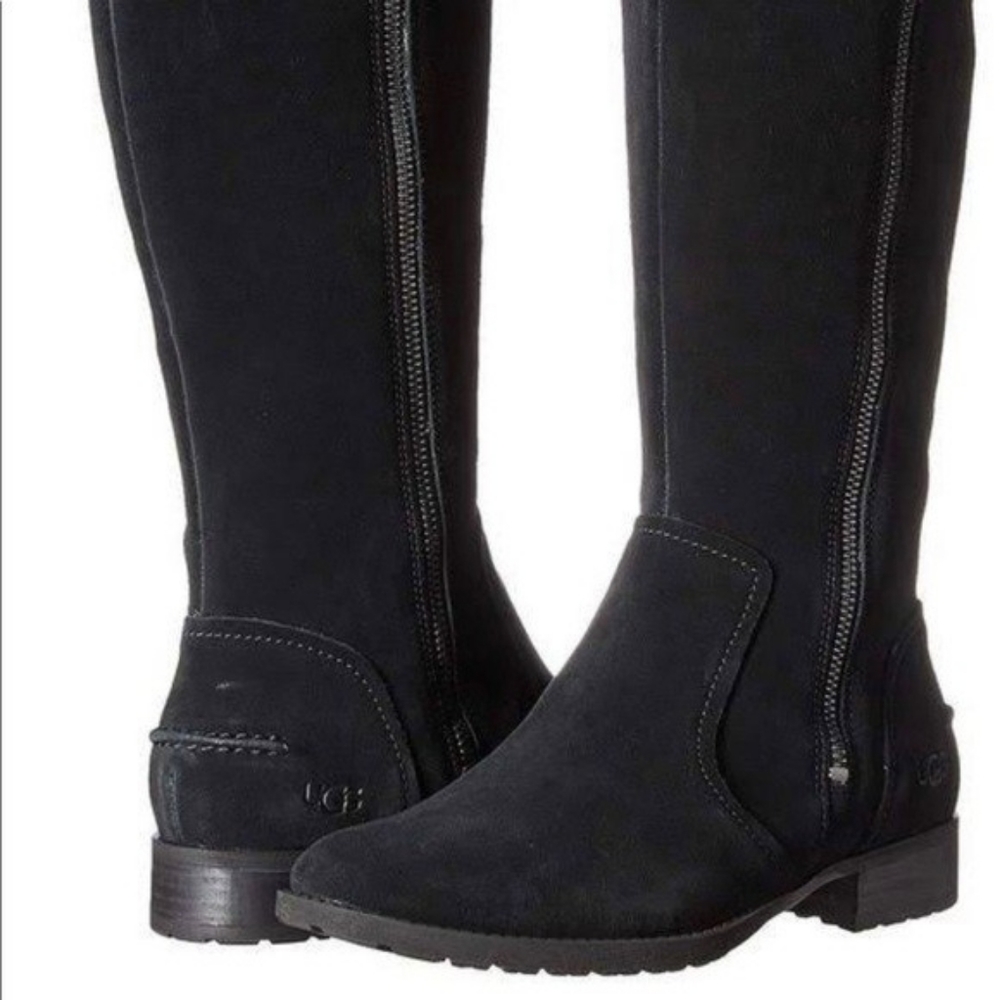 Ugg boots black suede